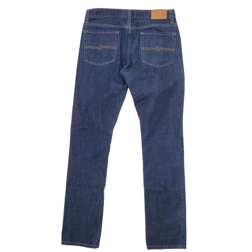 Joseph Abboud jeans men's size 32 x 34 slim straight dark wash 100% Cotton
